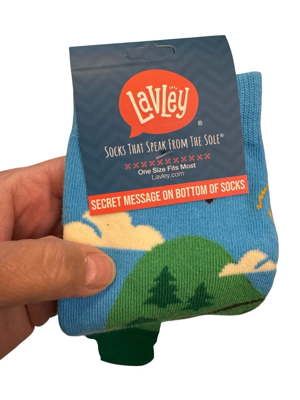 Hiking Mountain Lavely Sock Bundle ONE NWT and ONE GENTLY USED - 2 pairs - Picture 5 of 5